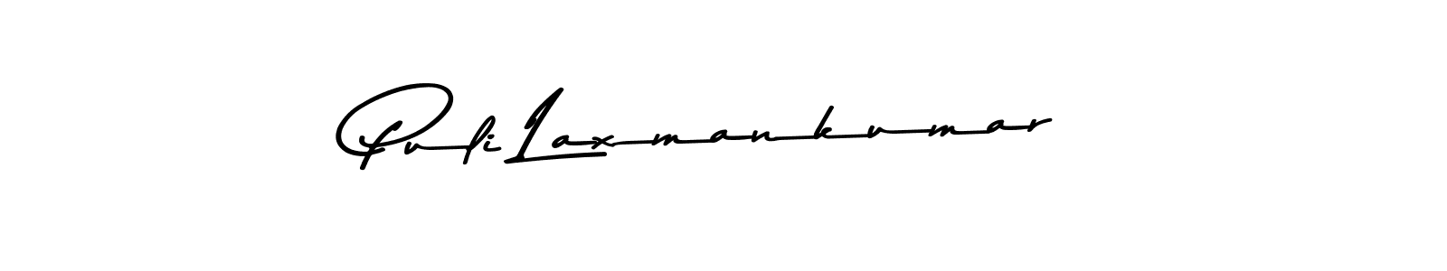 Make a beautiful signature design for name Puli Laxmankumar. With this signature (Asem Kandis PERSONAL USE) style, you can create a handwritten signature for free. Puli Laxmankumar signature style 9 images and pictures png