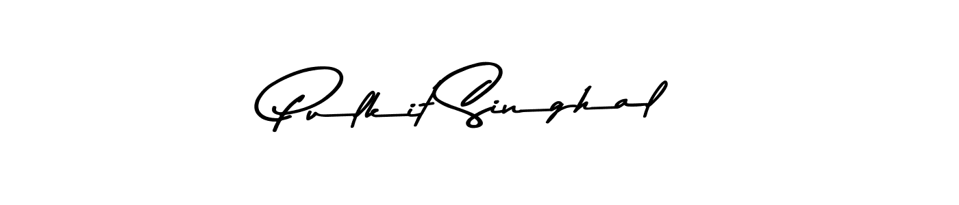 Pulkit Singhal stylish signature style. Best Handwritten Sign (Asem Kandis PERSONAL USE) for my name. Handwritten Signature Collection Ideas for my name Pulkit Singhal. Pulkit Singhal signature style 9 images and pictures png