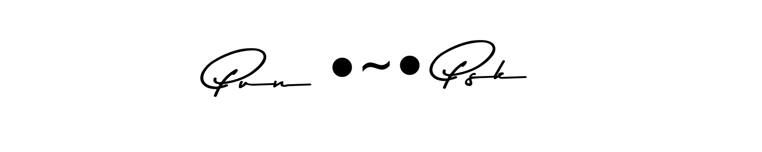 Use a signature maker to create a handwritten signature online. With this signature software, you can design (Asem Kandis PERSONAL USE) your own signature for name Pun •~• Psk. Pun •~• Psk signature style 9 images and pictures png