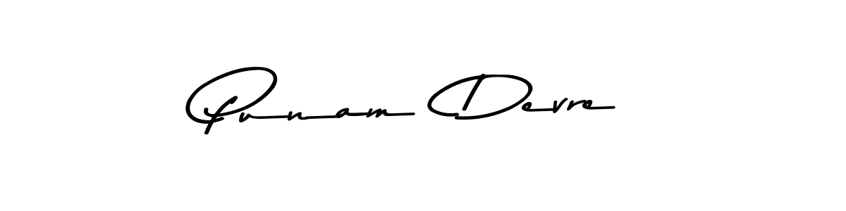 The best way (Asem Kandis PERSONAL USE) to make a short signature is to pick only two or three words in your name. The name Punam  Devre include a total of six letters. For converting this name. Punam  Devre signature style 9 images and pictures png