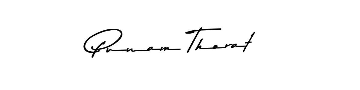 Use a signature maker to create a handwritten signature online. With this signature software, you can design (Asem Kandis PERSONAL USE) your own signature for name Punam Thorat. Punam Thorat signature style 9 images and pictures png