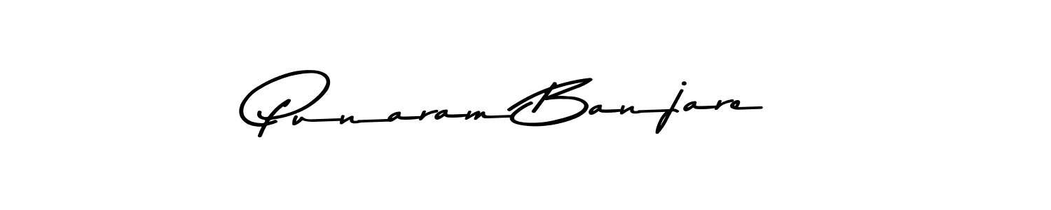 How to make Punaram Banjare signature? Asem Kandis PERSONAL USE is a professional autograph style. Create handwritten signature for Punaram Banjare name. Punaram Banjare signature style 9 images and pictures png