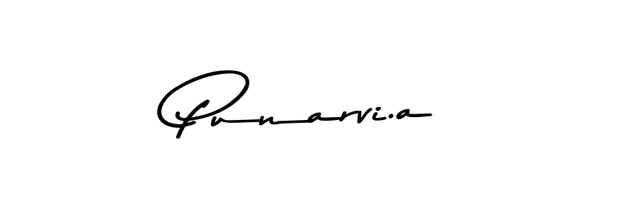 The best way (Asem Kandis PERSONAL USE) to make a short signature is to pick only two or three words in your name. The name Punarvi.a include a total of six letters. For converting this name. Punarvi.a signature style 9 images and pictures png