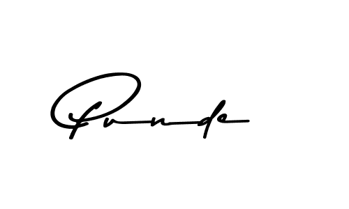 How to make Punde signature? Asem Kandis PERSONAL USE is a professional autograph style. Create handwritten signature for Punde name. Punde signature style 9 images and pictures png