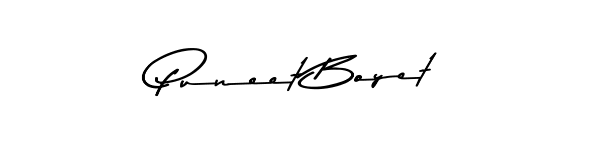 if you are searching for the best signature style for your name Puneet Boyet. so please give up your signature search. here we have designed multiple signature styles  using Asem Kandis PERSONAL USE. Puneet Boyet signature style 9 images and pictures png