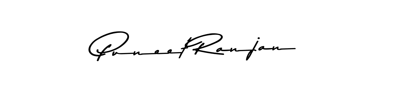 Use a signature maker to create a handwritten signature online. With this signature software, you can design (Asem Kandis PERSONAL USE) your own signature for name Puneet Ranjan. Puneet Ranjan signature style 9 images and pictures png