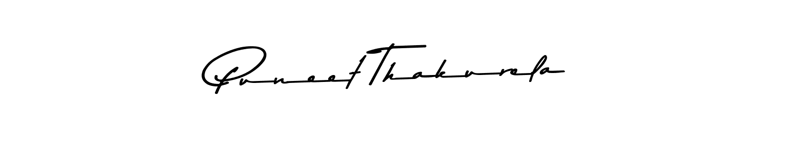 Puneet Thakurela stylish signature style. Best Handwritten Sign (Asem Kandis PERSONAL USE) for my name. Handwritten Signature Collection Ideas for my name Puneet Thakurela. Puneet Thakurela signature style 9 images and pictures png