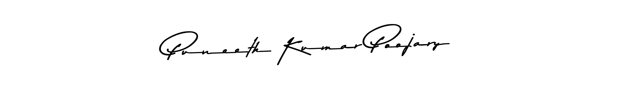 Make a beautiful signature design for name Puneeth Kumar Poojary. With this signature (Asem Kandis PERSONAL USE) style, you can create a handwritten signature for free. Puneeth Kumar Poojary signature style 9 images and pictures png