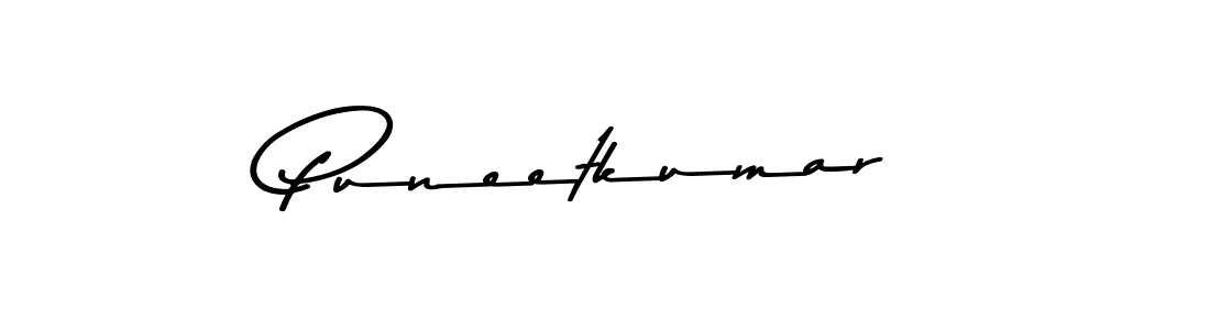 Puneetkumar stylish signature style. Best Handwritten Sign (Asem Kandis PERSONAL USE) for my name. Handwritten Signature Collection Ideas for my name Puneetkumar. Puneetkumar signature style 9 images and pictures png