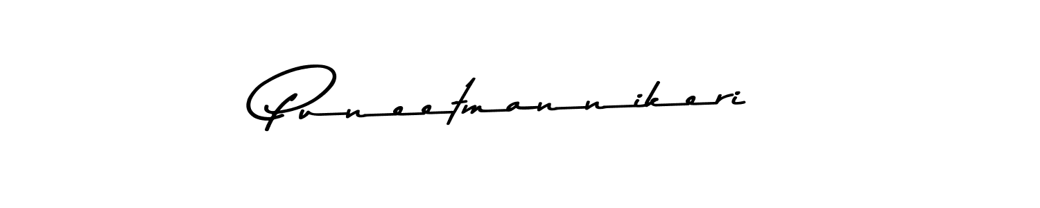 Use a signature maker to create a handwritten signature online. With this signature software, you can design (Asem Kandis PERSONAL USE) your own signature for name Puneetmannikeri. Puneetmannikeri signature style 9 images and pictures png