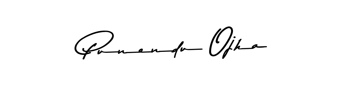 Create a beautiful signature design for name Punendu Ojha. With this signature (Asem Kandis PERSONAL USE) fonts, you can make a handwritten signature for free. Punendu Ojha signature style 9 images and pictures png