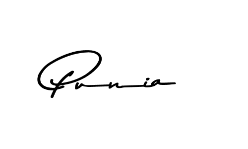 Punia stylish signature style. Best Handwritten Sign (Asem Kandis PERSONAL USE) for my name. Handwritten Signature Collection Ideas for my name Punia. Punia signature style 9 images and pictures png