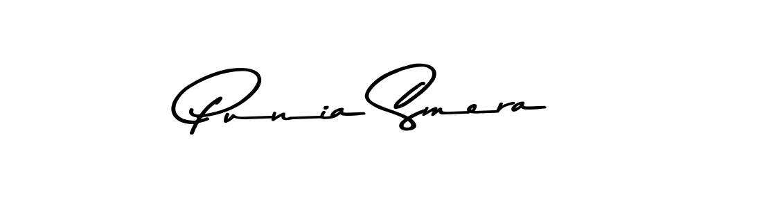 How to make Punia Smera signature? Asem Kandis PERSONAL USE is a professional autograph style. Create handwritten signature for Punia Smera name. Punia Smera signature style 9 images and pictures png