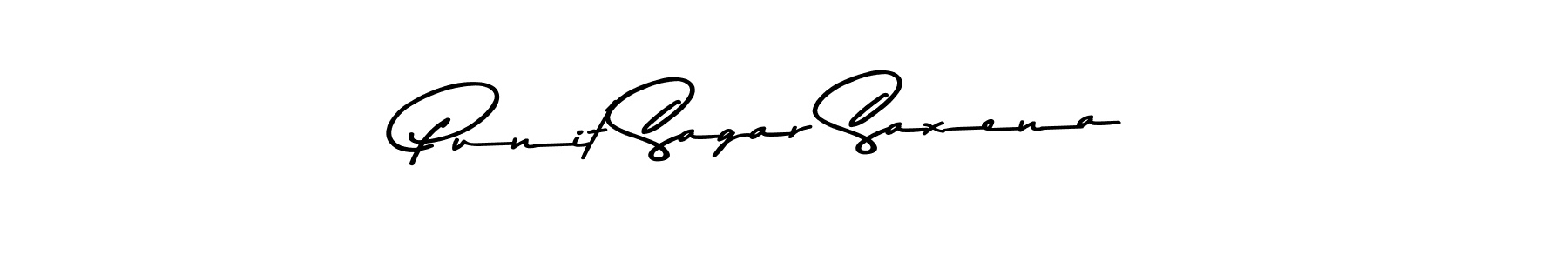 Make a beautiful signature design for name Punit Sagar Saxena. With this signature (Asem Kandis PERSONAL USE) style, you can create a handwritten signature for free. Punit Sagar Saxena signature style 9 images and pictures png