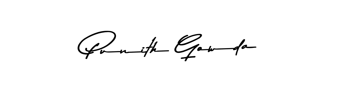 You can use this online signature creator to create a handwritten signature for the name Punith Gowda. This is the best online autograph maker. Punith Gowda signature style 9 images and pictures png