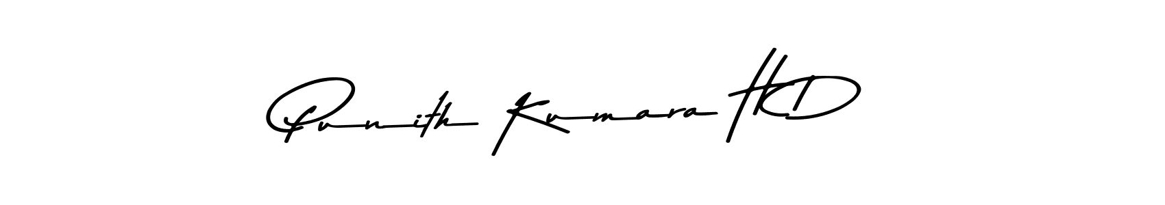 The best way (Asem Kandis PERSONAL USE) to make a short signature is to pick only two or three words in your name. The name Punith Kumara H D include a total of six letters. For converting this name. Punith Kumara H D signature style 9 images and pictures png