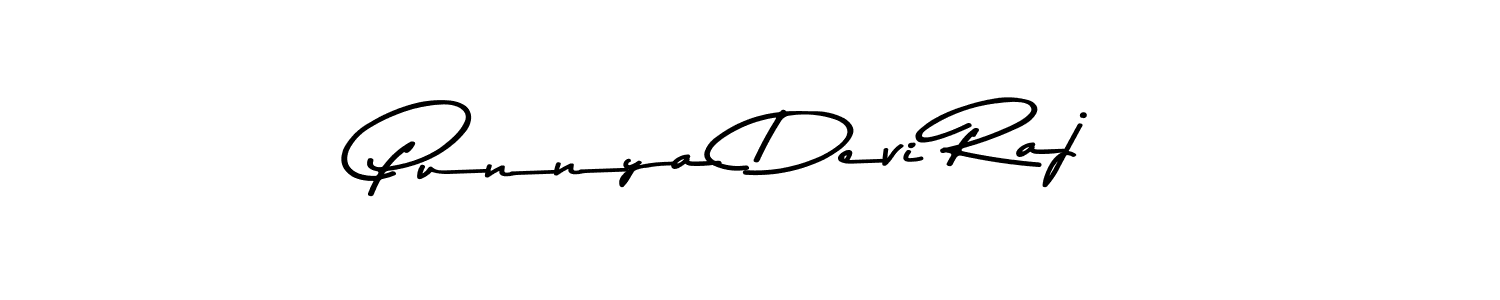 Make a beautiful signature design for name Punnya Devi Raj. With this signature (Asem Kandis PERSONAL USE) style, you can create a handwritten signature for free. Punnya Devi Raj signature style 9 images and pictures png