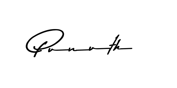 Also You can easily find your signature by using the search form. We will create Punuth name handwritten signature images for you free of cost using Asem Kandis PERSONAL USE sign style. Punuth signature style 9 images and pictures png