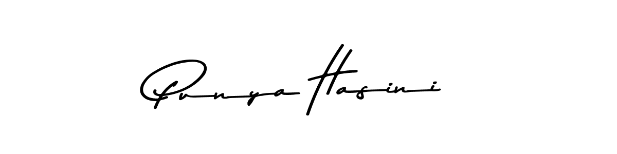 Make a beautiful signature design for name Punya Hasini. Use this online signature maker to create a handwritten signature for free. Punya Hasini signature style 9 images and pictures png