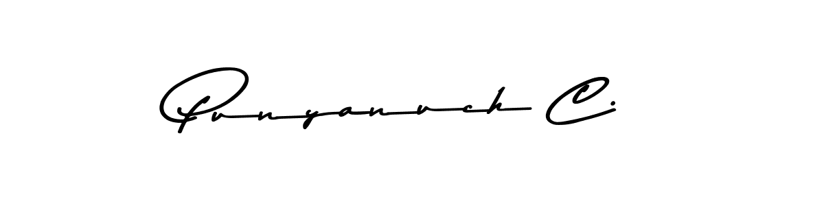 How to make Punyanuch C. signature? Asem Kandis PERSONAL USE is a professional autograph style. Create handwritten signature for Punyanuch C. name. Punyanuch C. signature style 9 images and pictures png