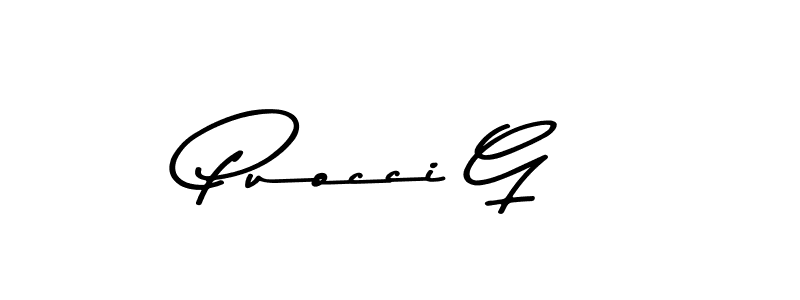 Use a signature maker to create a handwritten signature online. With this signature software, you can design (Asem Kandis PERSONAL USE) your own signature for name Puocci G. Puocci G signature style 9 images and pictures png