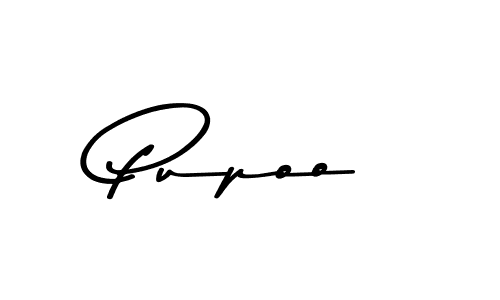 Also we have Pupoo name is the best signature style. Create professional handwritten signature collection using Asem Kandis PERSONAL USE autograph style. Pupoo signature style 9 images and pictures png