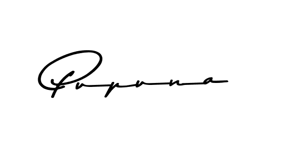 Also we have Pupuna name is the best signature style. Create professional handwritten signature collection using Asem Kandis PERSONAL USE autograph style. Pupuna signature style 9 images and pictures png