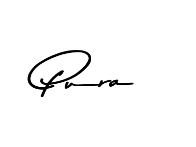 Pura stylish signature style. Best Handwritten Sign (Asem Kandis PERSONAL USE) for my name. Handwritten Signature Collection Ideas for my name Pura. Pura signature style 9 images and pictures png