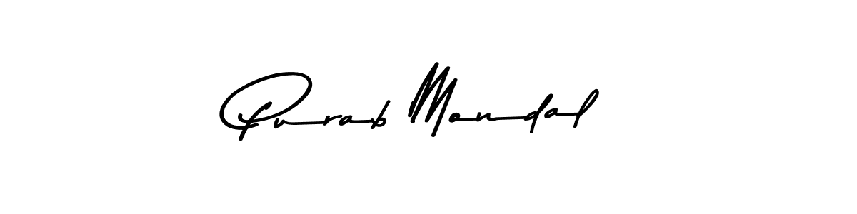 Also we have Purab Mondal name is the best signature style. Create professional handwritten signature collection using Asem Kandis PERSONAL USE autograph style. Purab Mondal signature style 9 images and pictures png