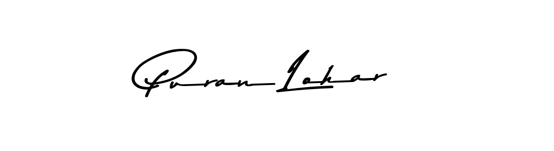 Similarly Asem Kandis PERSONAL USE is the best handwritten signature design. Signature creator online .You can use it as an online autograph creator for name Puran Lohar. Puran Lohar signature style 9 images and pictures png