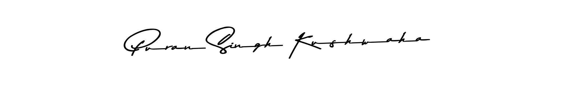 Create a beautiful signature design for name Puran Singh Kushwaha. With this signature (Asem Kandis PERSONAL USE) fonts, you can make a handwritten signature for free. Puran Singh Kushwaha signature style 9 images and pictures png