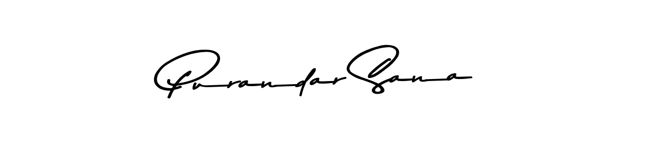 You should practise on your own different ways (Asem Kandis PERSONAL USE) to write your name (Purandar Sana) in signature. don't let someone else do it for you. Purandar Sana signature style 9 images and pictures png