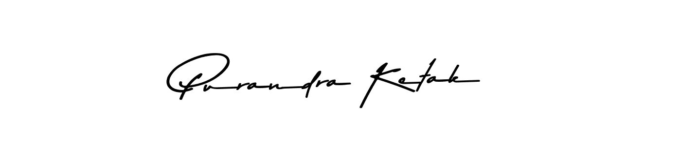 Similarly Asem Kandis PERSONAL USE is the best handwritten signature design. Signature creator online .You can use it as an online autograph creator for name Purandra Ketak. Purandra Ketak signature style 9 images and pictures png