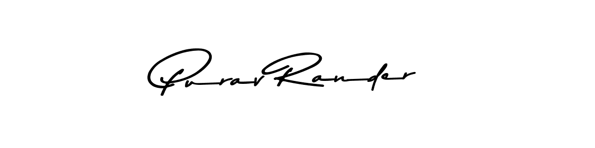 How to Draw Purav Rander signature style? Asem Kandis PERSONAL USE is a latest design signature styles for name Purav Rander. Purav Rander signature style 9 images and pictures png