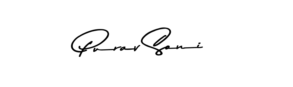 Similarly Asem Kandis PERSONAL USE is the best handwritten signature design. Signature creator online .You can use it as an online autograph creator for name Purav Soni. Purav Soni signature style 9 images and pictures png