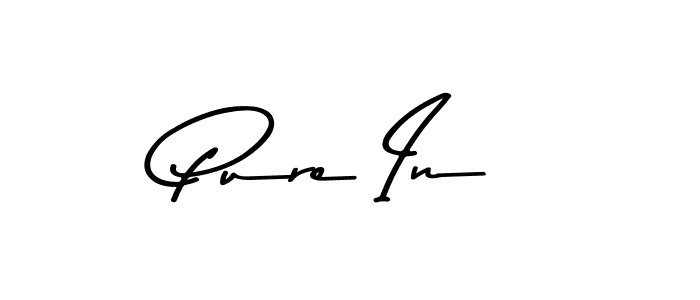 The best way (Asem Kandis PERSONAL USE) to make a short signature is to pick only two or three words in your name. The name Pure In include a total of six letters. For converting this name. Pure In signature style 9 images and pictures png