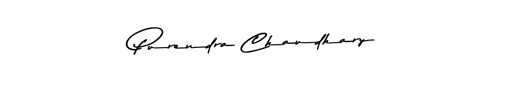 Purendra Chaudhary stylish signature style. Best Handwritten Sign (Asem Kandis PERSONAL USE) for my name. Handwritten Signature Collection Ideas for my name Purendra Chaudhary. Purendra Chaudhary signature style 9 images and pictures png