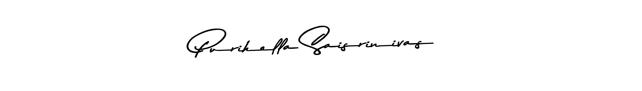 Make a beautiful signature design for name Purihella Saisrinivas. Use this online signature maker to create a handwritten signature for free. Purihella Saisrinivas signature style 9 images and pictures png