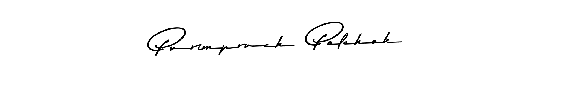 You can use this online signature creator to create a handwritten signature for the name Purimpruch  Polchok. This is the best online autograph maker. Purimpruch  Polchok signature style 9 images and pictures png