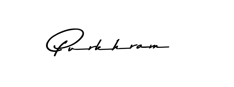 Similarly Asem Kandis PERSONAL USE is the best handwritten signature design. Signature creator online .You can use it as an online autograph creator for name Purkhram. Purkhram signature style 9 images and pictures png