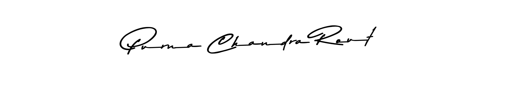 Design your own signature with our free online signature maker. With this signature software, you can create a handwritten (Asem Kandis PERSONAL USE) signature for name Purna Chandra Rout. Purna Chandra Rout signature style 9 images and pictures png