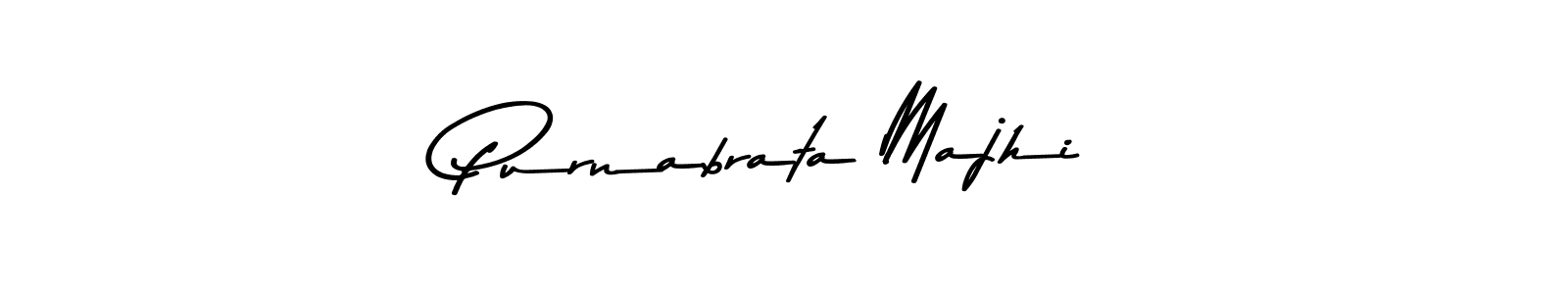 How to make Purnabrata Majhi name signature. Use Asem Kandis PERSONAL USE style for creating short signs online. This is the latest handwritten sign. Purnabrata Majhi signature style 9 images and pictures png