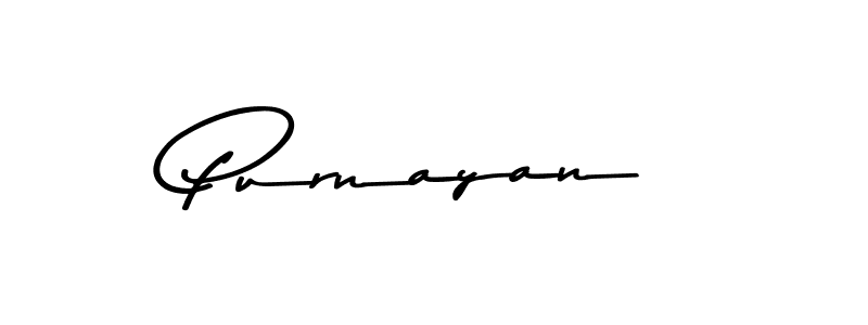 Also we have Purnayan name is the best signature style. Create professional handwritten signature collection using Asem Kandis PERSONAL USE autograph style. Purnayan signature style 9 images and pictures png