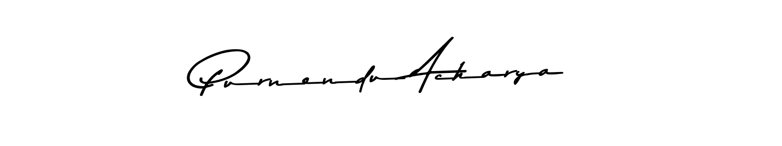 Create a beautiful signature design for name Purnendu Acharya. With this signature (Asem Kandis PERSONAL USE) fonts, you can make a handwritten signature for free. Purnendu Acharya signature style 9 images and pictures png