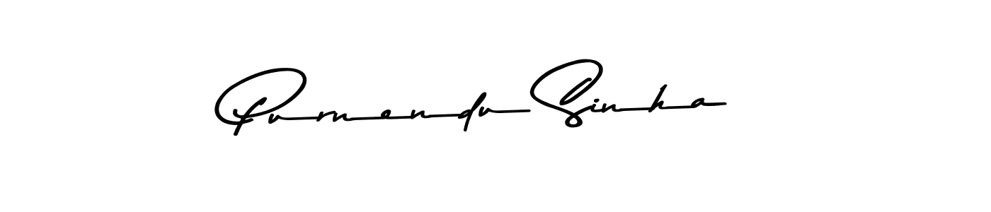 Make a beautiful signature design for name Purnendu Sinha. With this signature (Asem Kandis PERSONAL USE) style, you can create a handwritten signature for free. Purnendu Sinha signature style 9 images and pictures png