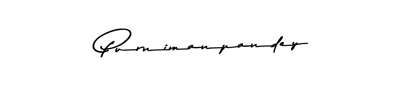 Also we have Purnimanpandey name is the best signature style. Create professional handwritten signature collection using Asem Kandis PERSONAL USE autograph style. Purnimanpandey signature style 9 images and pictures png