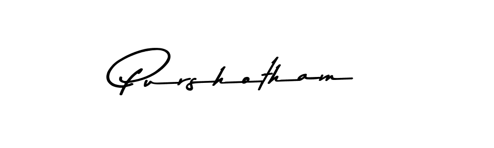 Use a signature maker to create a handwritten signature online. With this signature software, you can design (Asem Kandis PERSONAL USE) your own signature for name Purshotham. Purshotham signature style 9 images and pictures png