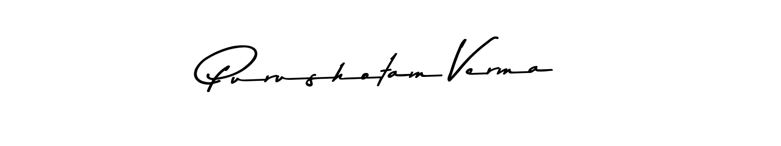 Purushotam Verma stylish signature style. Best Handwritten Sign (Asem Kandis PERSONAL USE) for my name. Handwritten Signature Collection Ideas for my name Purushotam Verma. Purushotam Verma signature style 9 images and pictures png