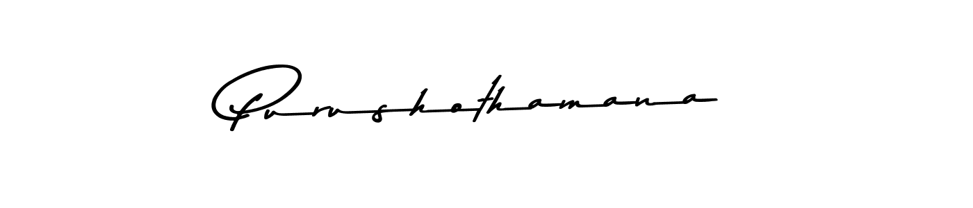 Also we have Purushothamana name is the best signature style. Create professional handwritten signature collection using Asem Kandis PERSONAL USE autograph style. Purushothamana signature style 9 images and pictures png