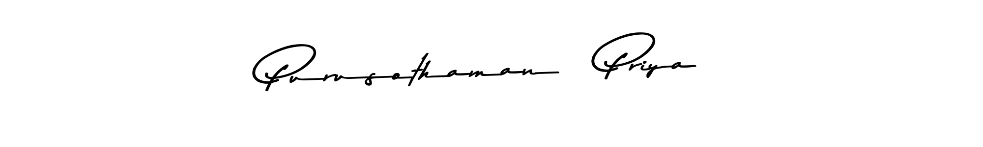 Similarly Asem Kandis PERSONAL USE is the best handwritten signature design. Signature creator online .You can use it as an online autograph creator for name Purusothaman   Priya. Purusothaman   Priya signature style 9 images and pictures png